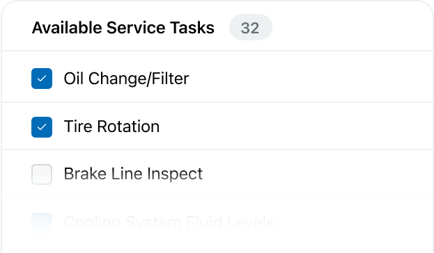Available Tasks